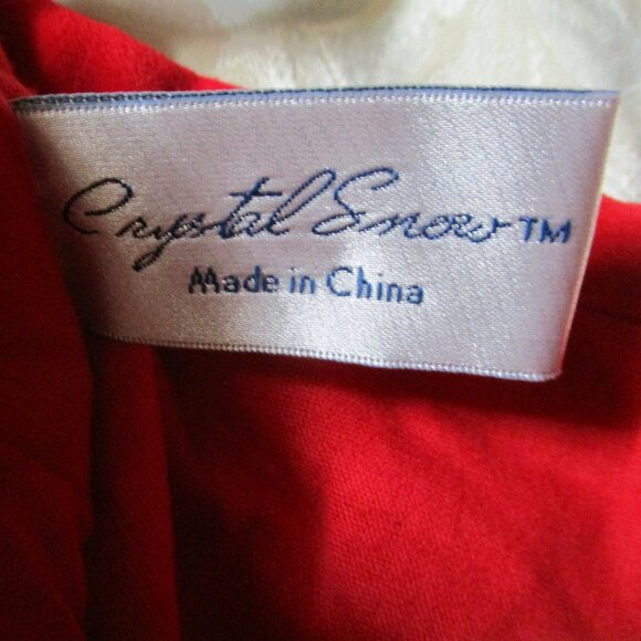 Crystal Snow Carpet Needlepoint Snowman Christmas stocking - Picture 4 of 4